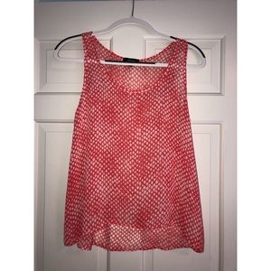 Soprano Coral High-Low Spotted Top